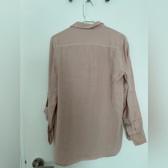 Babaton Utility Button Down Shirt in Mauve Pink - Picture 6 of 10